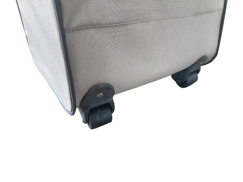 Folding Camping Bed with Inflatable Air Mattress and Carry Bag-Queen by Loveliving