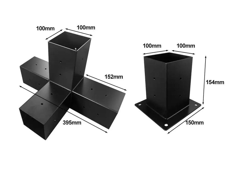 4-Way Pergola DIY Bracket Kit by Loveliving