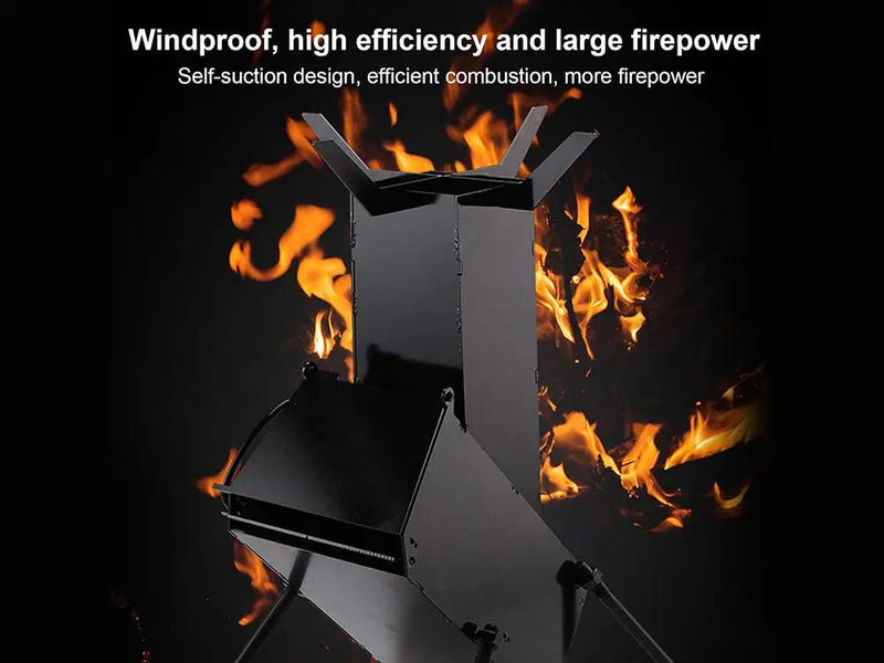 Camp Rocket Stove by Loveliving
