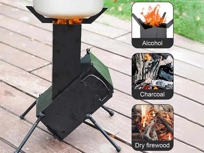 Camp Rocket Stove by Loveliving