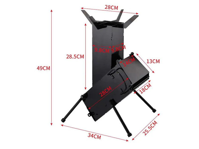 Camp Rocket Stove by Loveliving