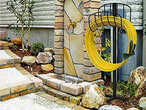 Loveliving Free Standing Garden Hose Holder Free Standing Garden Hose Holder
