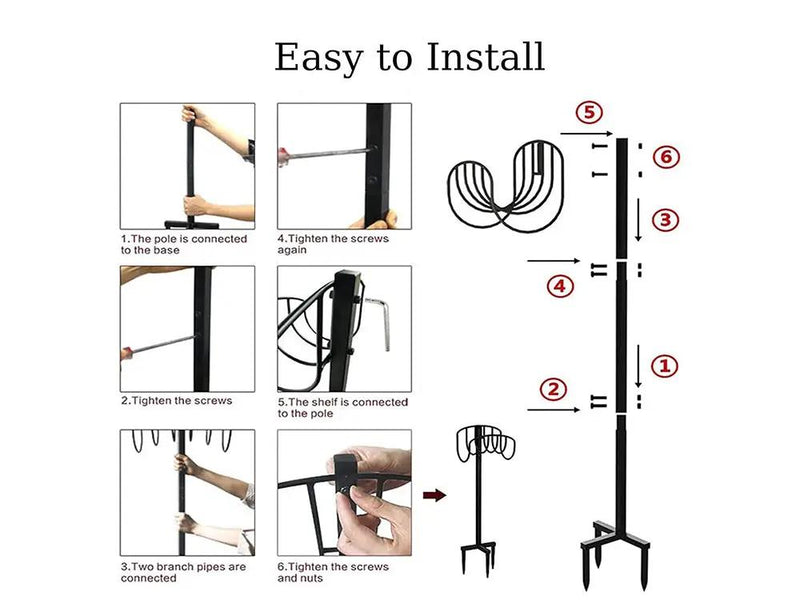 Free Standing Garden Hose Holder by Loveliving
