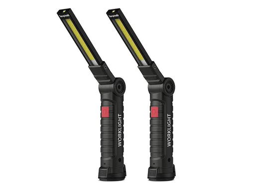 Rechargeable LED Work Lights (2 Pack) by Loveliving