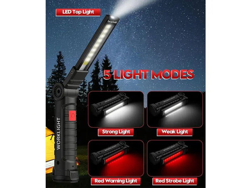 Rechargeable LED Work Lights (2 Pack) by Loveliving