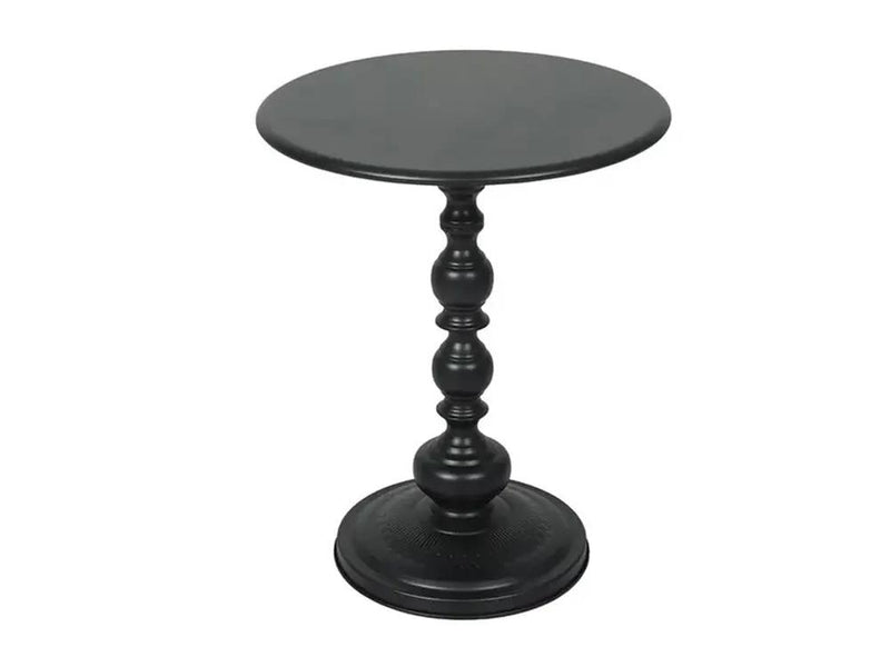 Vintage Iron Side Table-Black by Loveliving