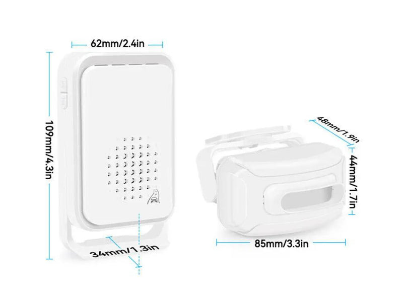Wireless Home Security Alarm System/Welcome Buzzer Monitor Doorbell Alarm by Loveliving
