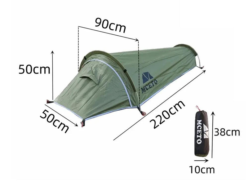 Ultralight 1 Person Waterproof Bivvy Tent by Loveliving