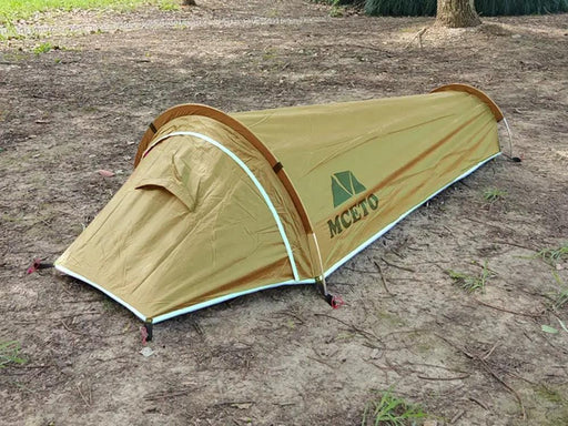 Ultralight 1 Person Waterproof Bivvy Tent - Earth brown – view 2