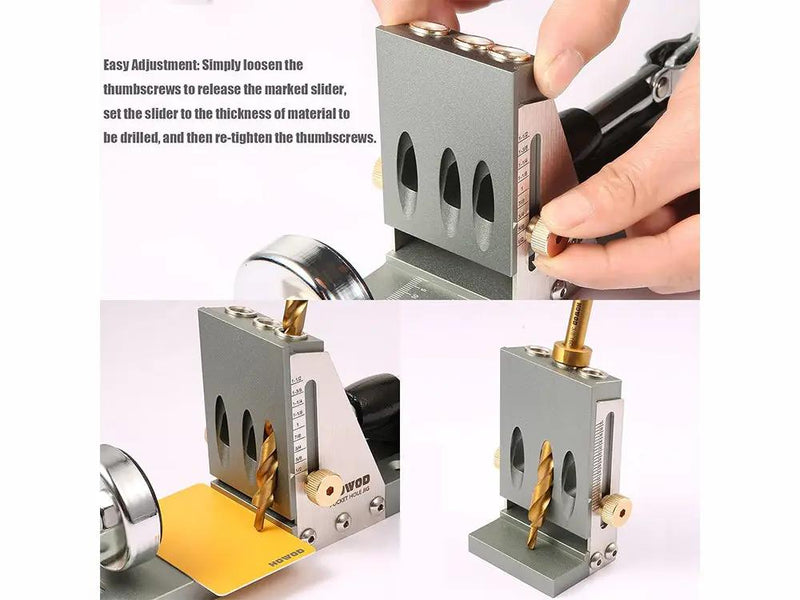 Professional Pocket Hole Jig Kit by Loveliving