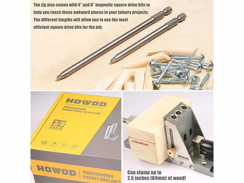 Professional Pocket Hole Jig Kit by Loveliving