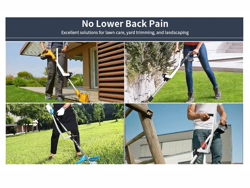 Ergonomic Lawn Trimmer Handle With Comfortable Grip Mount