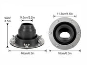 Tent Stove Jack Kit-Black by Loveliving