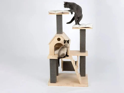 Loveliving Solid Wood Cat Tree Solid Wood Cat Tree