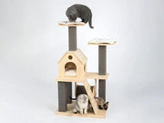 Solid Wood Cat Tree by Loveliving