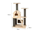 Solid Wood Cat Tree by Loveliving