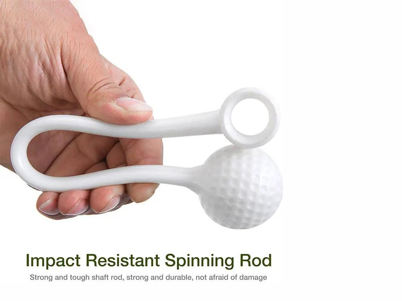 Outdoor Golf Swing Trainer With 4 Stakes Adjustable Height Portable Practice Aid