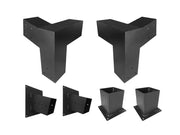 15°Slanted Wall Mount Pergola 3-way Bracket Kit by Loveliving
