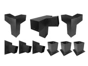 15°Slanted Wall Mount Pergola Bracket Kit by Loveliving
