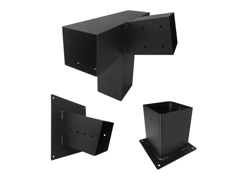 15°Slanted Wall Mount Pergola 4-way Bracket Kit by Loveliving