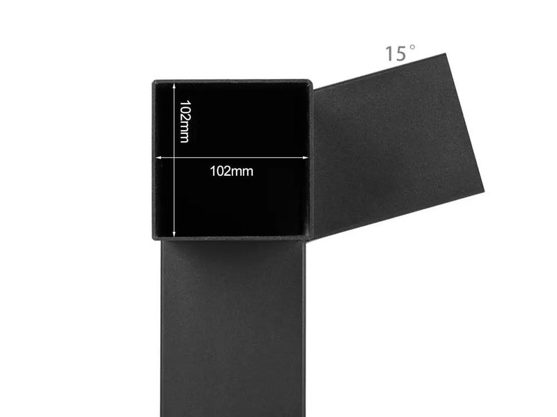 15°Slanted Wall Mount Pergola 4-way Bracket Kit by Loveliving