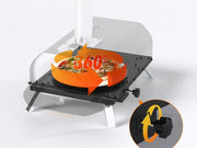 12" Portable Wood Pellet Pizza Oven with 360° Rotating Stone by Loveliving