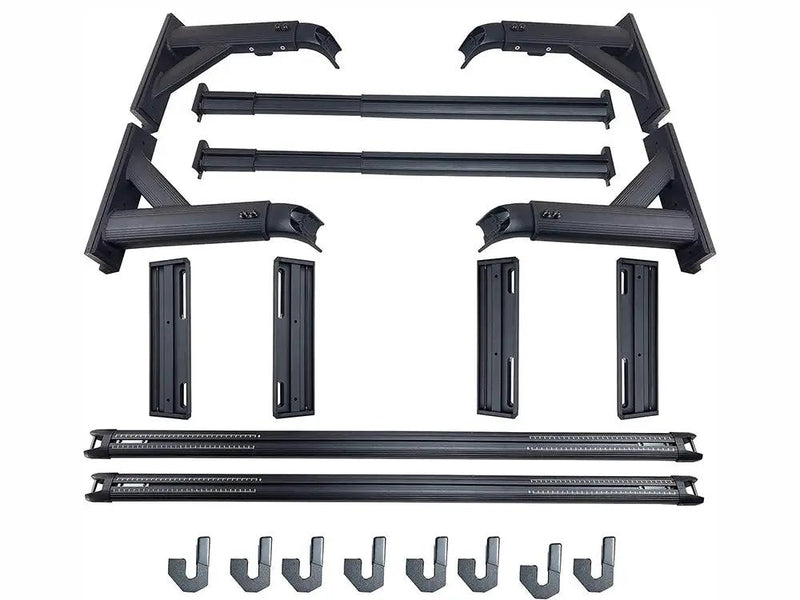 Universal Heavy Duty Truck Bed Rack - Adjustable Height UTE Truck Ladder Rack by Loveliving