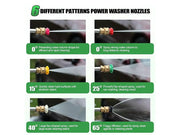 10PCS Pressure Washer Extension Wand Set by Loveliving