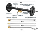 2-in-1 Undercarriage Pressure Washer Water Broom by Loveliving
