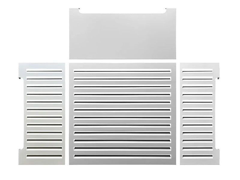 2mm Thickness Aluminum Heat Pump Cover- White -Medium by Loveliving