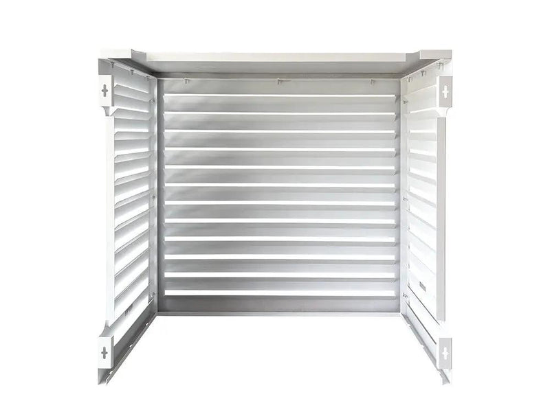 2mm Thickness Aluminum Heat Pump Cover- White -Medium by Loveliving