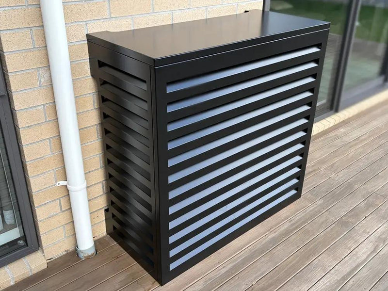 2mm Thickness Aluminum Heat Pump Cover- Black -Medium by Loveliving