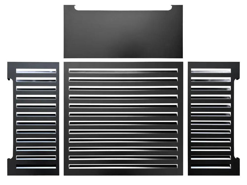 2mm Thickness Aluminum Heat Pump Cover- Black -Medium by Loveliving