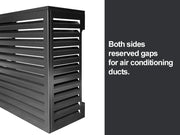 2mm Thickness Aluminum Heat Pump Cover- Black -Medium by Loveliving