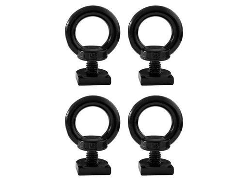 4 x 304 Stainless Steel Roof Rack M8 Eye Bolt-Black by Loveliving
