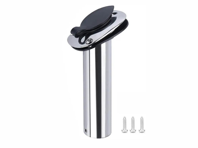 Stainless Steel 30 Degree Flush Mount Fishing Rod Holder by Loveliving