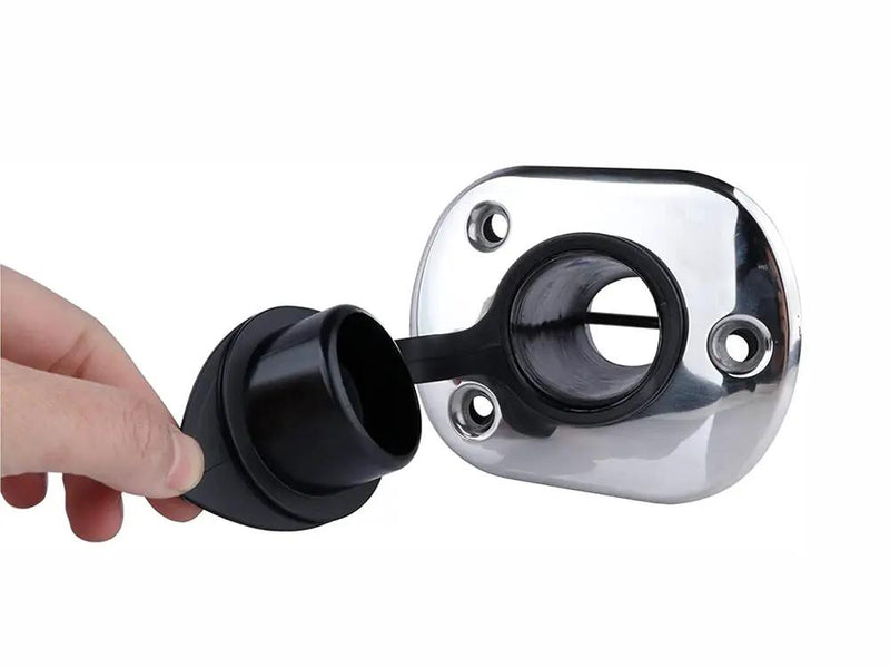 Stainless Steel 30 Degree Flush Mount Fishing Rod Holder by Loveliving