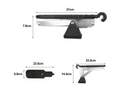 Adjustable Aluminum Alloy Car Door Step by Loveliving
