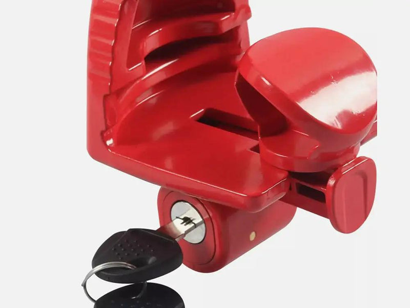 Universal Trailer Hitch Coupler Lock - Red by Loveliving