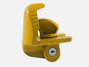 Universal Trailer Hitch Coupler Lock - Yellow by Loveliving