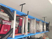 Overhead Ceiling Mounted Garage Storage Hooks Rack Hanger by Loveliving