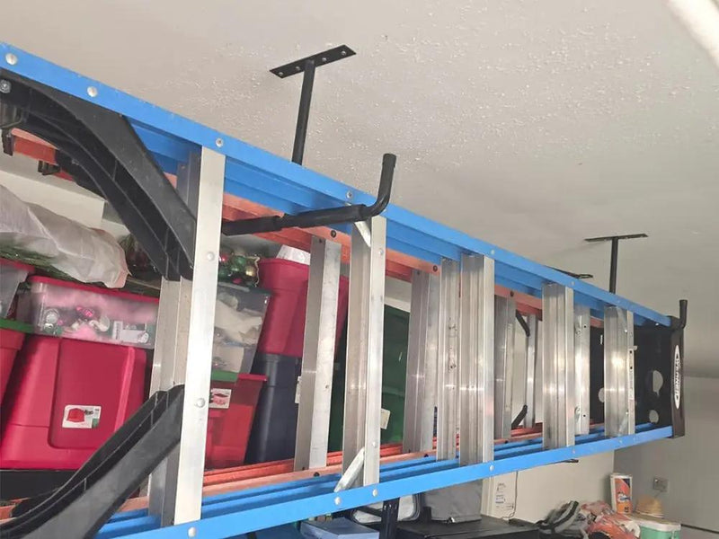 Overhead Ceiling Mounted Garage Storage Hooks Rack Hanger by Loveliving