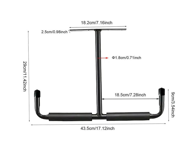 Overhead Ceiling Mounted Garage Storage Hooks Rack Hanger by Loveliving