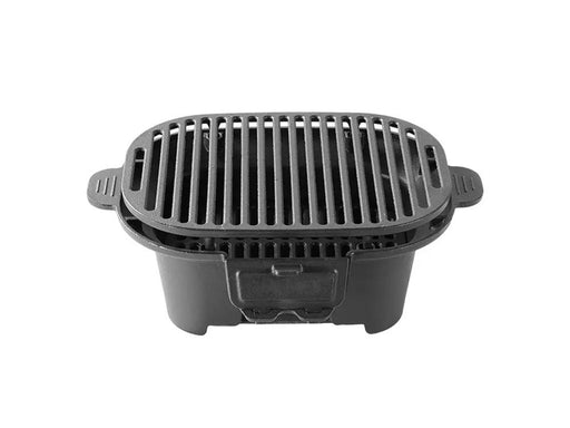 Cast Iron Hibachi Grill Tabletop Charcoal Grill by Loveliving