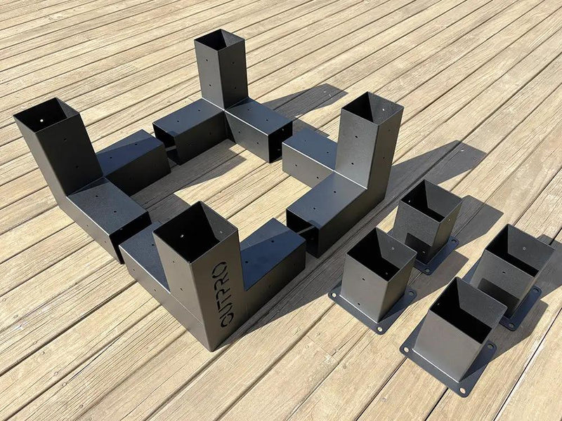 OUTPRO Aluminum Single Pergola Bracket Kit by Loveliving