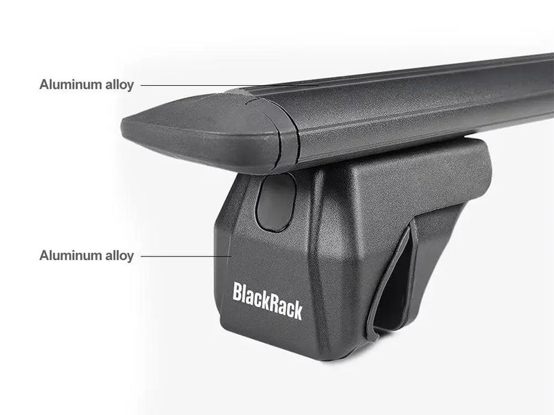 BlackRack Roof rack cross bars for raised side rails by Loveliving
