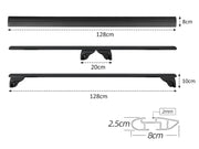 BlackRack Roof rack cross bars for raised side rails by Loveliving