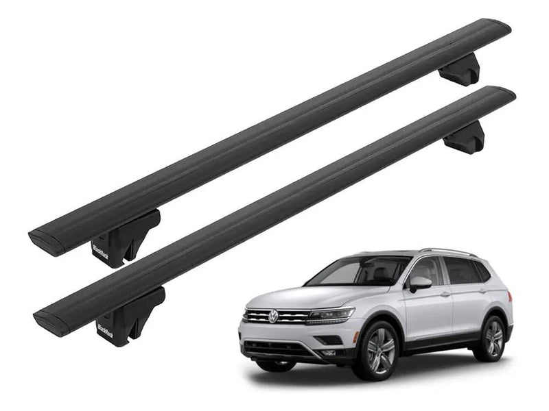 Loveliving Car Rack BlackRack Roof rack cross bars for Volkswagen Tiguan 2008-2026, T-Roc 2019-2026 BlackRack Roof rack cross bars for Volkswagen Tiguan 2008-2026, T-Roc 2019-2026