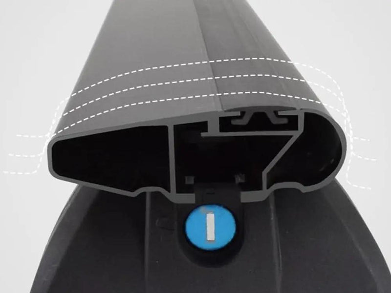 Universal Roof Rack Cross Bars for Flush Rail-130cm by Loveliving