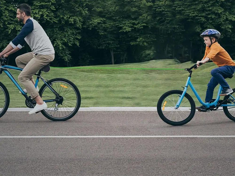 Retractable Bike Tow Rope with Hooks by Loveliving